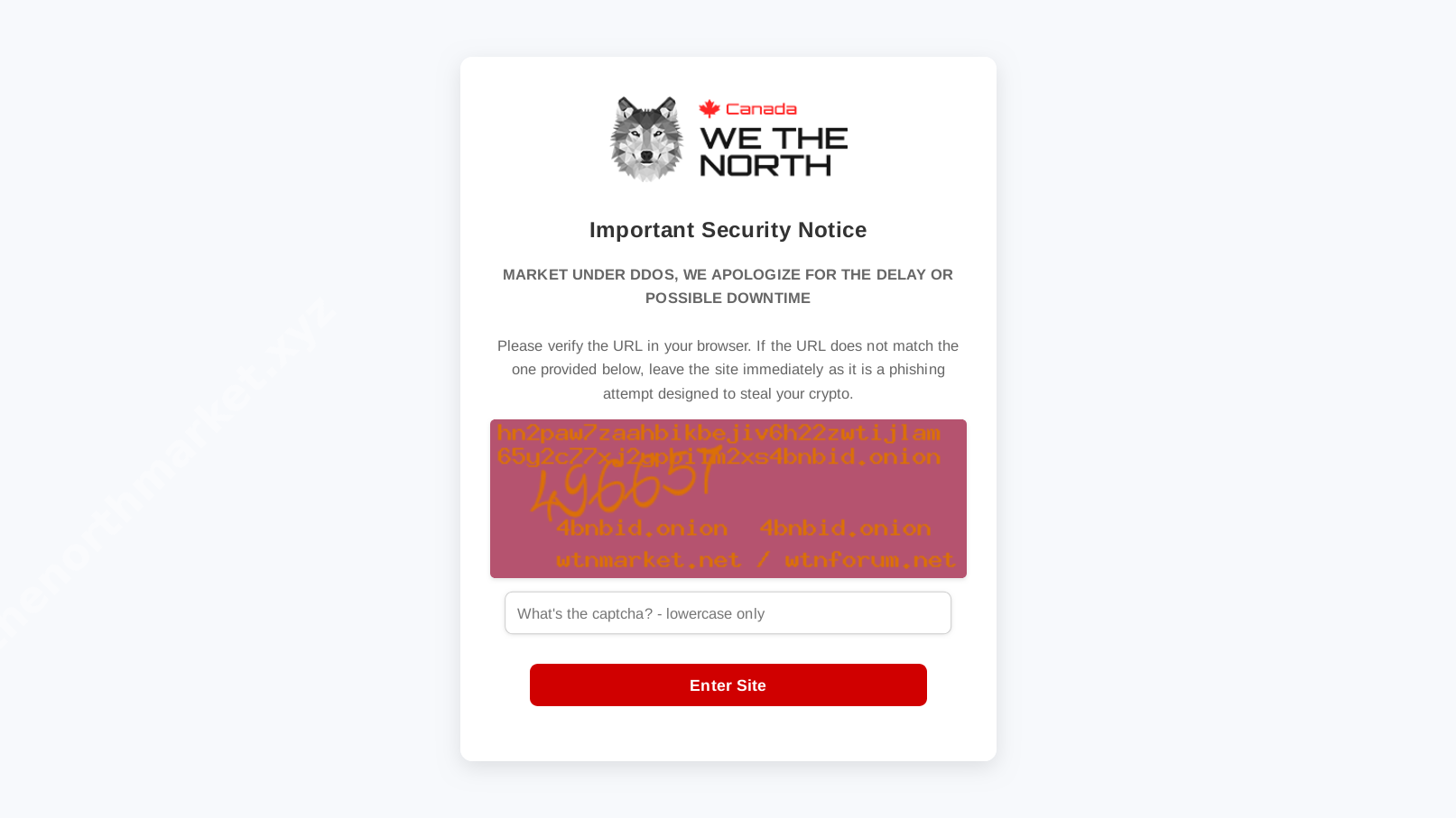 DDoS Protection Screen