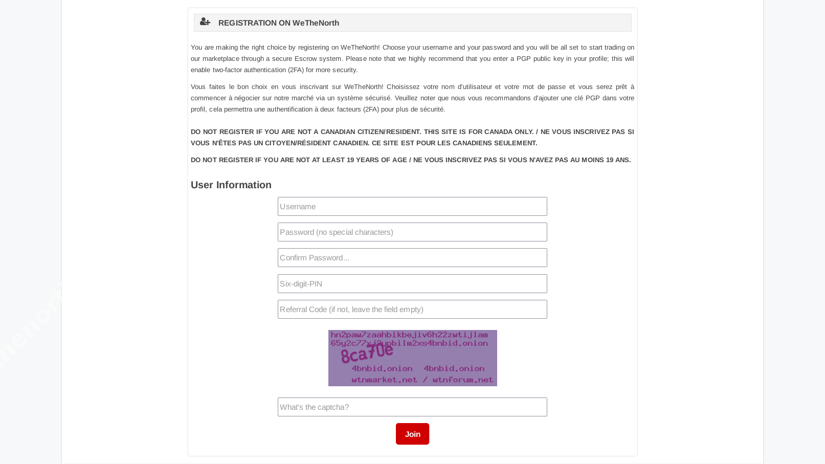 Account Registration Page
